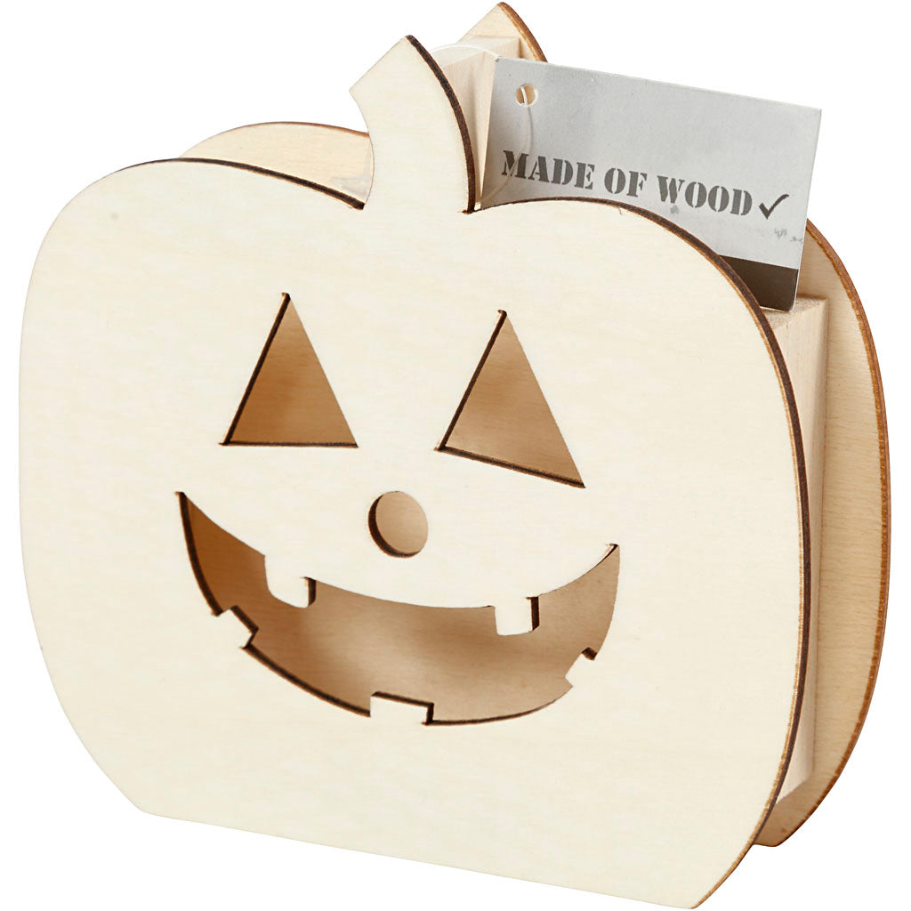 Creativ company calavera, cabeza de calabaza, al: 13 cm, fondo: 3 cm, ancho: 13,5 cm, 1 pieza
