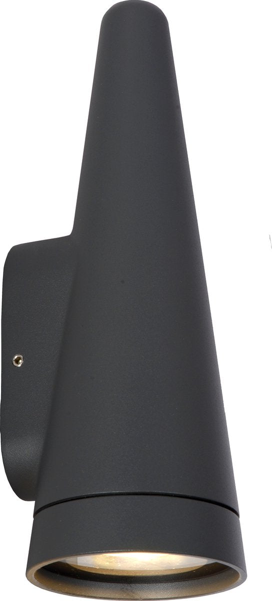 Lucide Wizard - lampada da parete per interni ed esterni - LED dimmerabile - 1xGU10 - IP54 - antracite