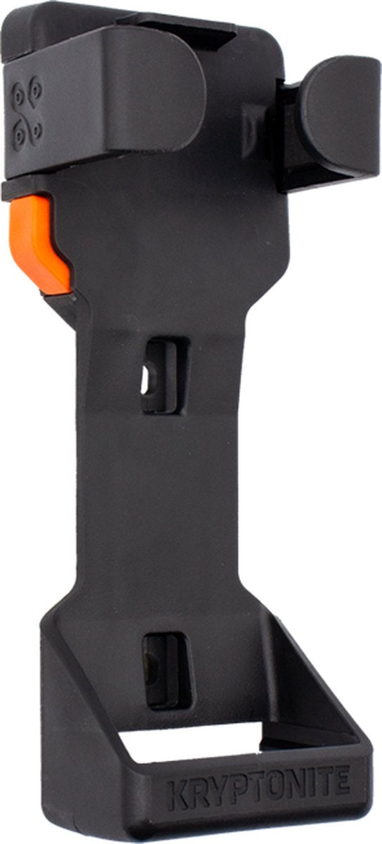 Staffa a clic Kryptoniteevolution 790 – supporto per lucchetto pieghevole – facile da installare – nero