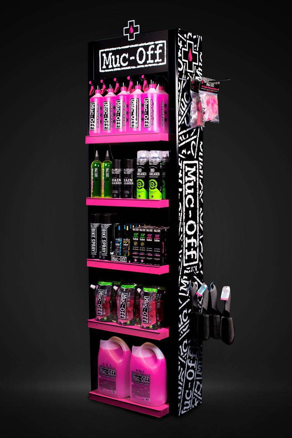 Set luci di ricambio Muc-off per display premium (stretto)