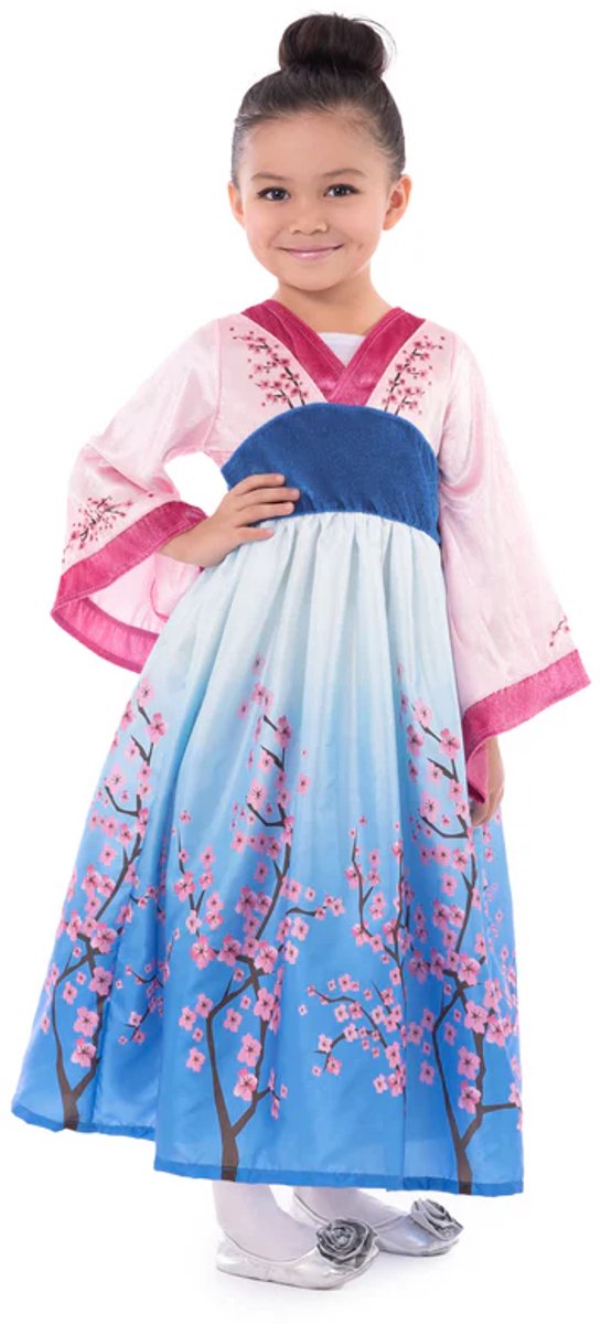 Little adventures - cherry blossom princess jurk – maat 98-104