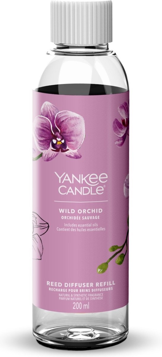 Yankee candle - ricarica per bastoncini profumati 200 ml - orchidea selvatica