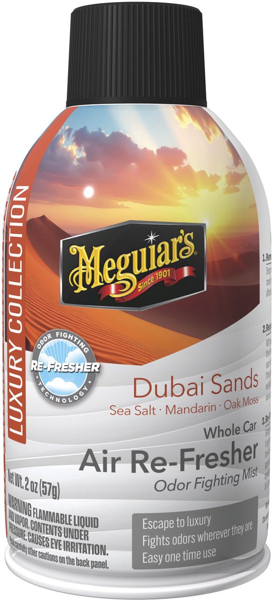 Meguiar's Meguiar's Dubai Sands Air Refresher - Deodorante per auto - Riduce gli odori indesiderati - Per interni di veicoli