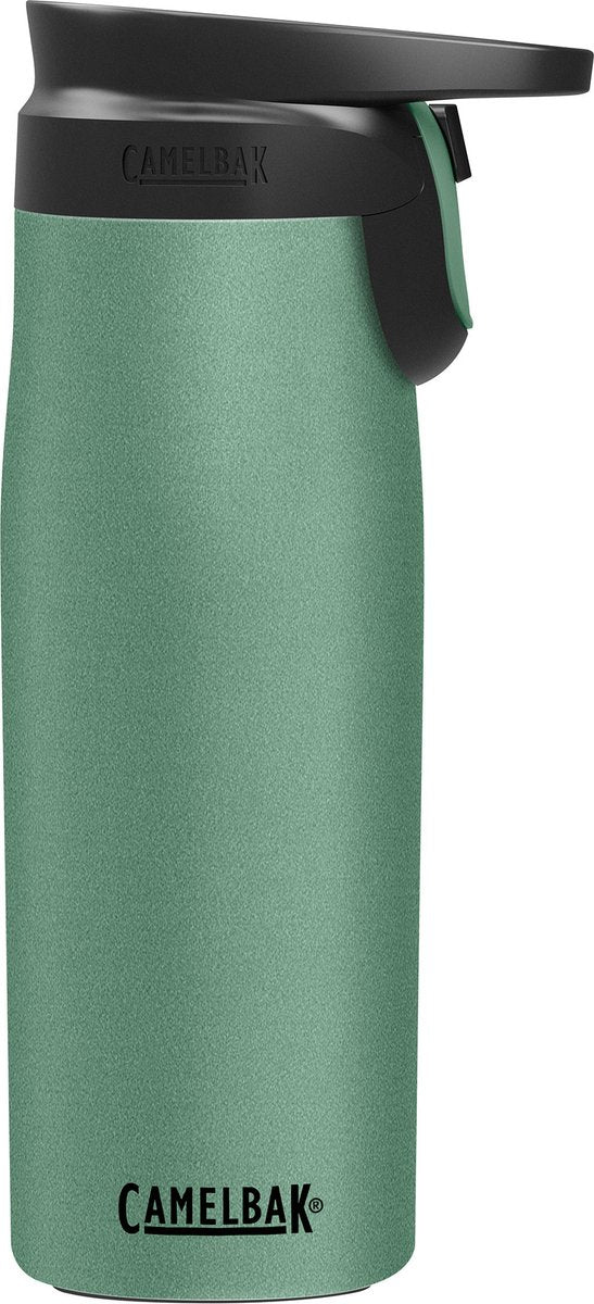 Camelbak forge flow self seal - isolatie koffiebeker theebeker - 600 ml - groen (moss)