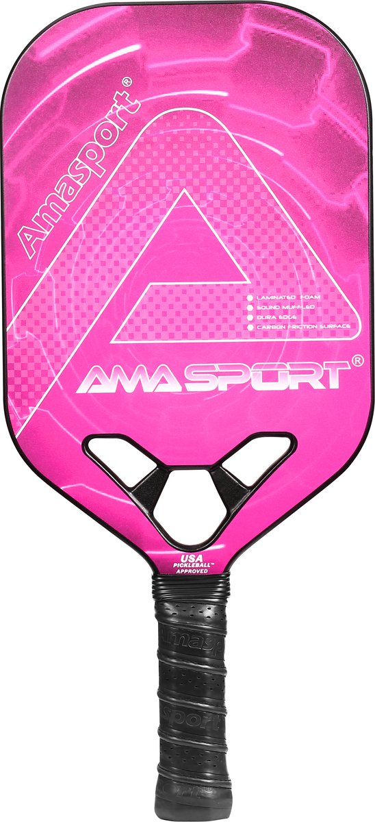 Ama sport paddle pickleball jp80-2 rosa cobalto – paddle in carbonio – power control –