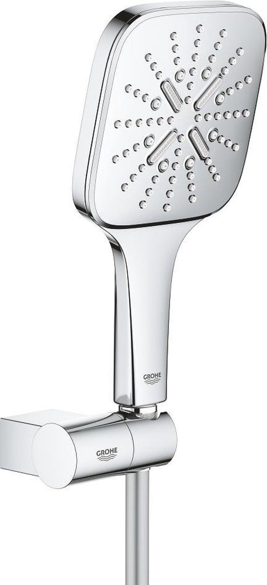 Grohe rainshower smartactive cube 130 badset - 3 straalsoorten - verstelbaar - chroom - 26588000