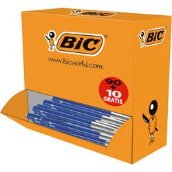 Bolígrafo bic m10 azul 100 piezas 0,4 mm