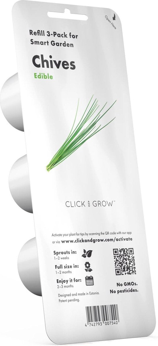 Click and grow recambio cebollino pack 3