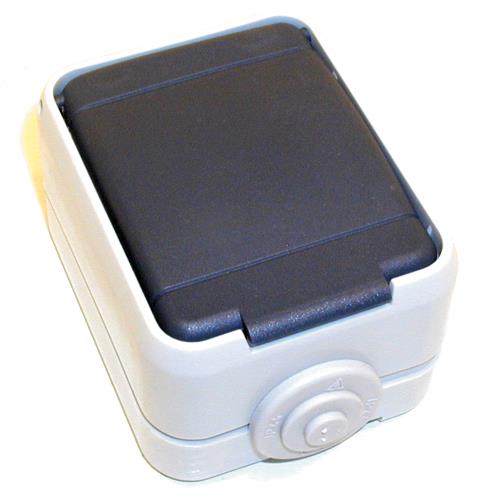 Presa a muro Elso 1-v opb. r un wd grigio