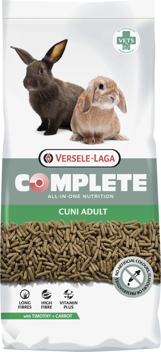 Versele-laga complete cuni adult - cibo per conigli - 8 kg