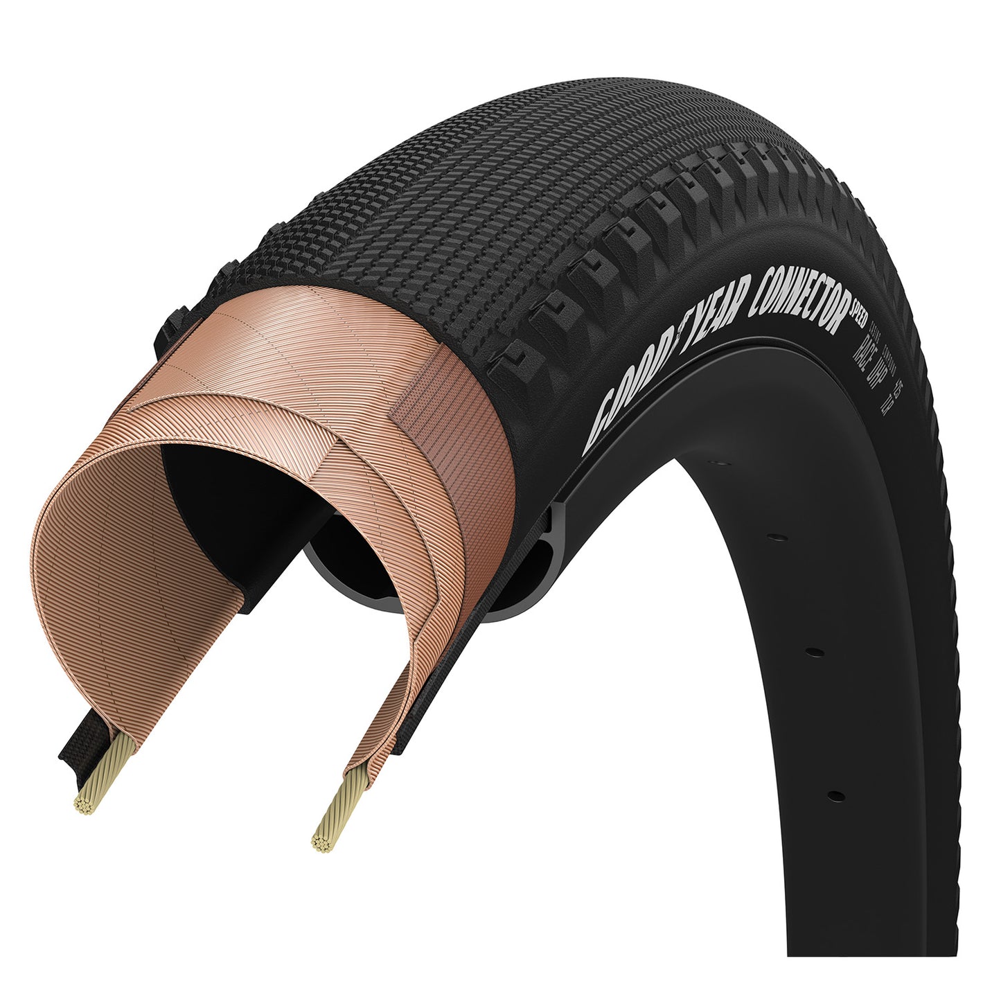 Goodyear - connettore speed race tlr 700x45c trasparente