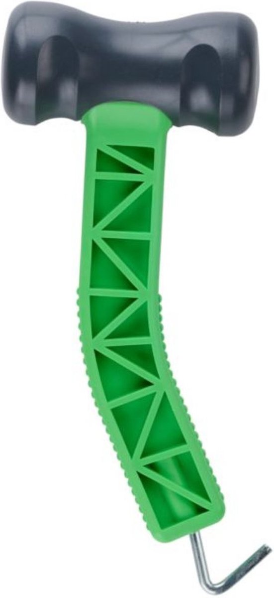 Martillo de camping activo con extractor de clavijas - accesorios de camping para clavijas de tienda - camping al aire libre