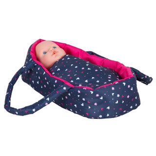Basic 3in1 Doll's Wagon Blue Pink