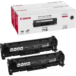 Cartuccia toner canon 718bk2 nero