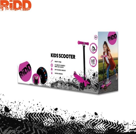 Patinete infantil Van der Doelen ridd scooter acrobático rosa