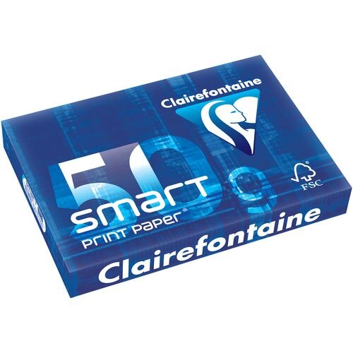 Papel clairefontaine smart print a4 50gsm 5x500