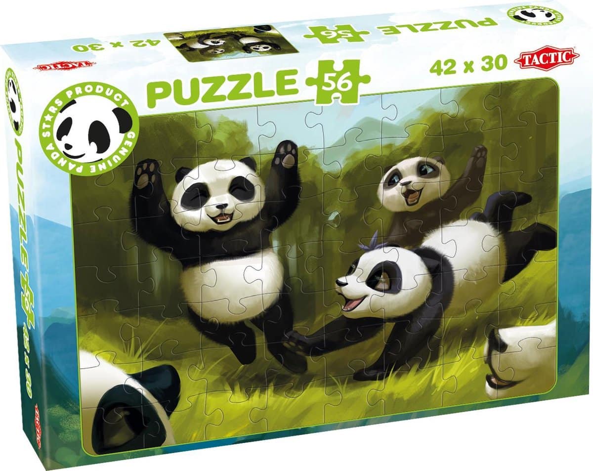 Puzzle che gioca a Pandabers 54 pezzi