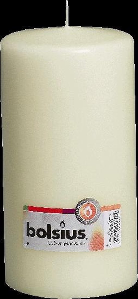 Vela bolsius 200 98mm marfil