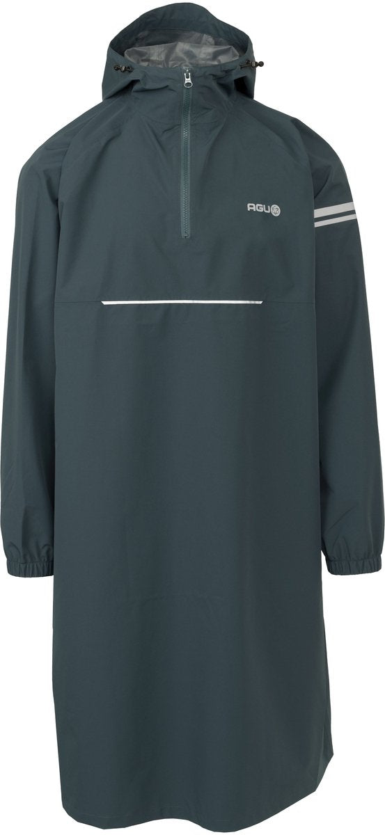 Agu longsleeve regenponcho - unisex - deep sea green