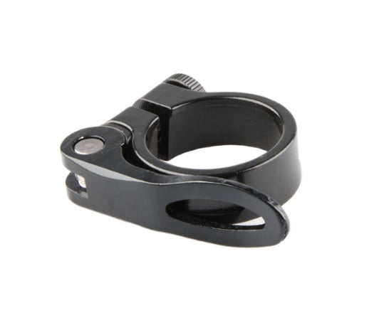 Mirage Saddle Clamp Black con Rapid Release 34.9 mm (paquete colgante)