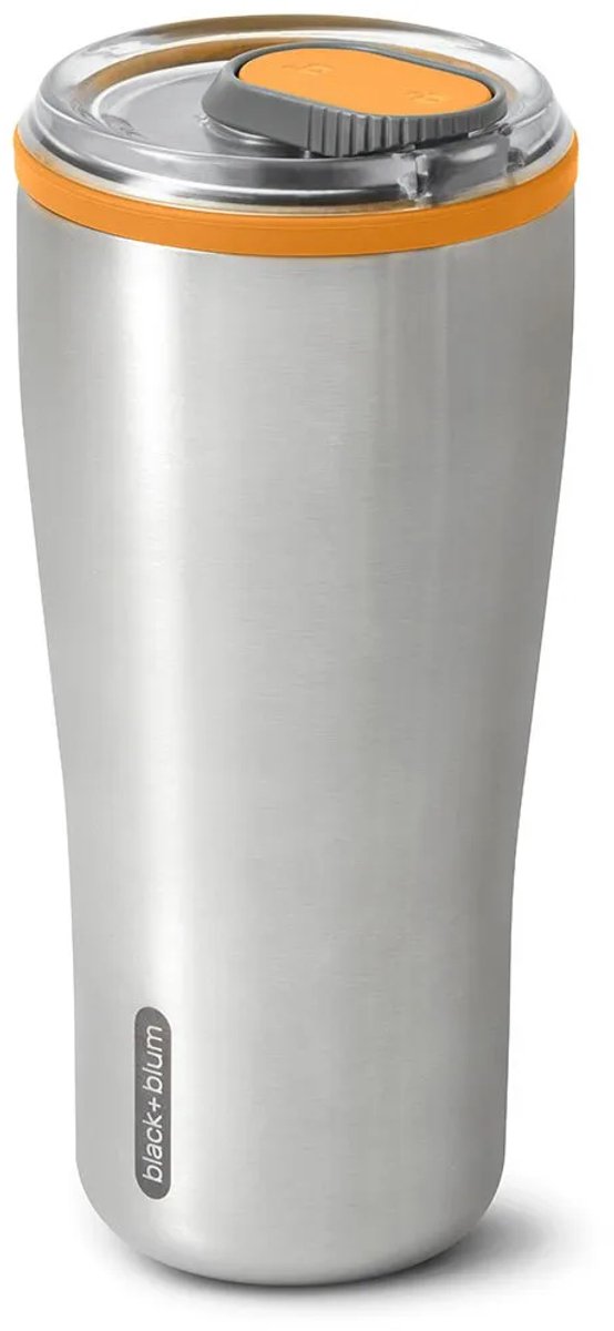 Nero Blum tazza termica nera+blum in acciaio inox - 600 ml - arancione