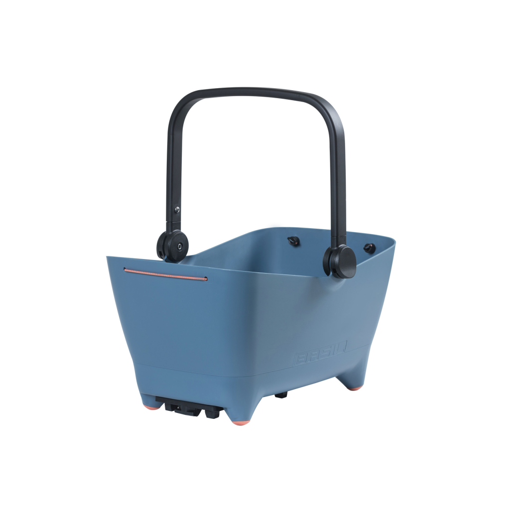 Basil Buddy Mik - Canasta de bicicletas para perros - Azul