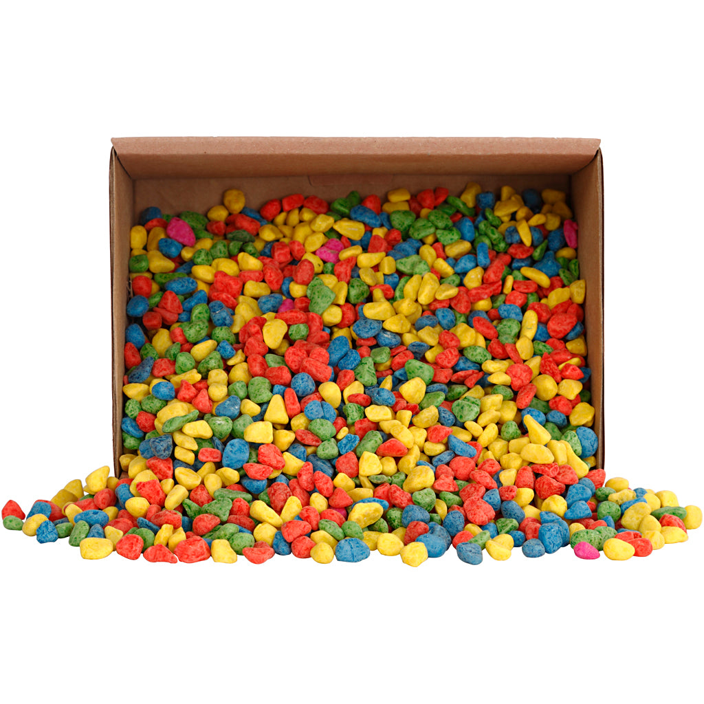 Pietre mosaico Creative Company, misura 8-10 mm, spessore 5 mm, colori forti, 2 kg 1 scatola