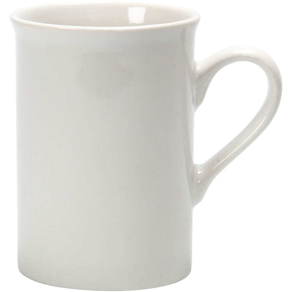 Tazze aziendali Creativ, h: 10 cm, d 7,4 cm, 245 ml, bianco, 1 pezzo
