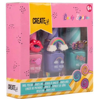 Crealo! smalto Candy incl. 3 anelli | 6 pezzi