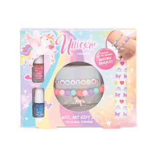 Arte de uñas de unicornio de Casuelle con brazalete