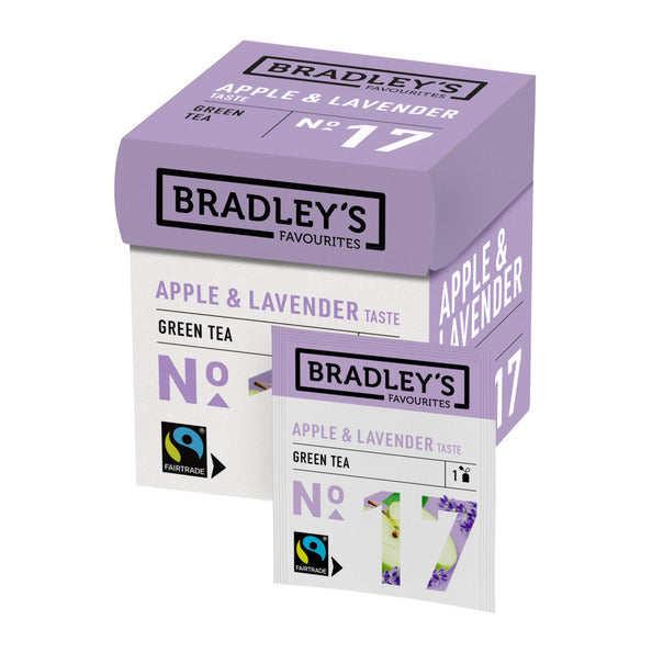 Los favoritos de Bradley té verde manzana lavanda no. 17 (72x 1,75 g)