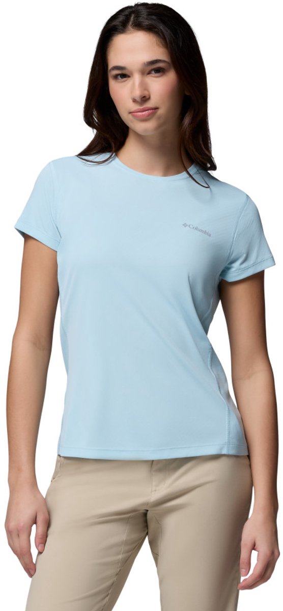 Columbia zero rules™ light ss crew dames outdoorshirt - marine light