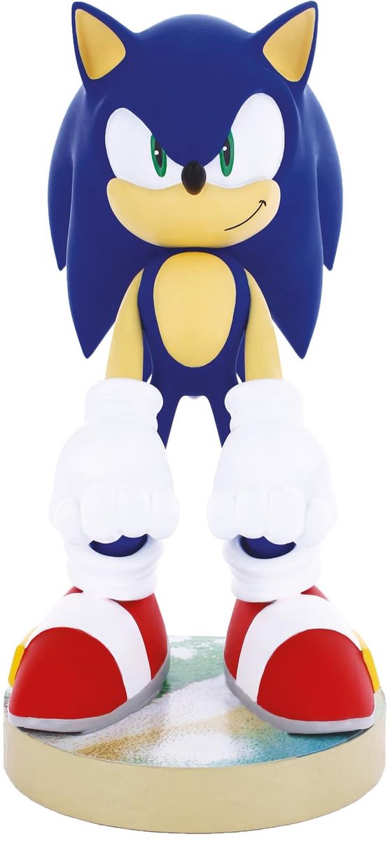 Cableguys sonic the hedgehog - modern - figurine standaard voor telefoon | controller | oplaadcase (cable guys original)