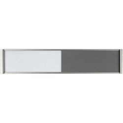 Targa per porta ultradex argento 314577