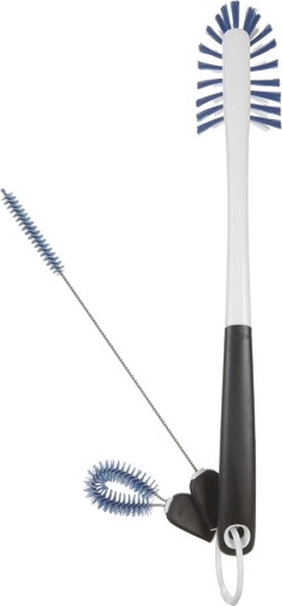 Oxo - set di pulizia per bottiglie d'acqua e bicchieri