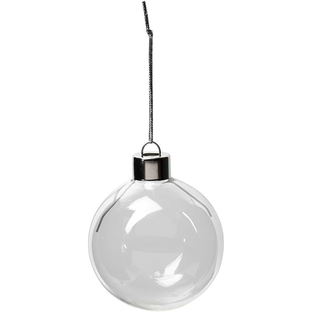 Soprammobili in vetro Creative Company, h: 6,9 cm, p 5,9 cm, trasparente, 8 pezzi 1 scatola