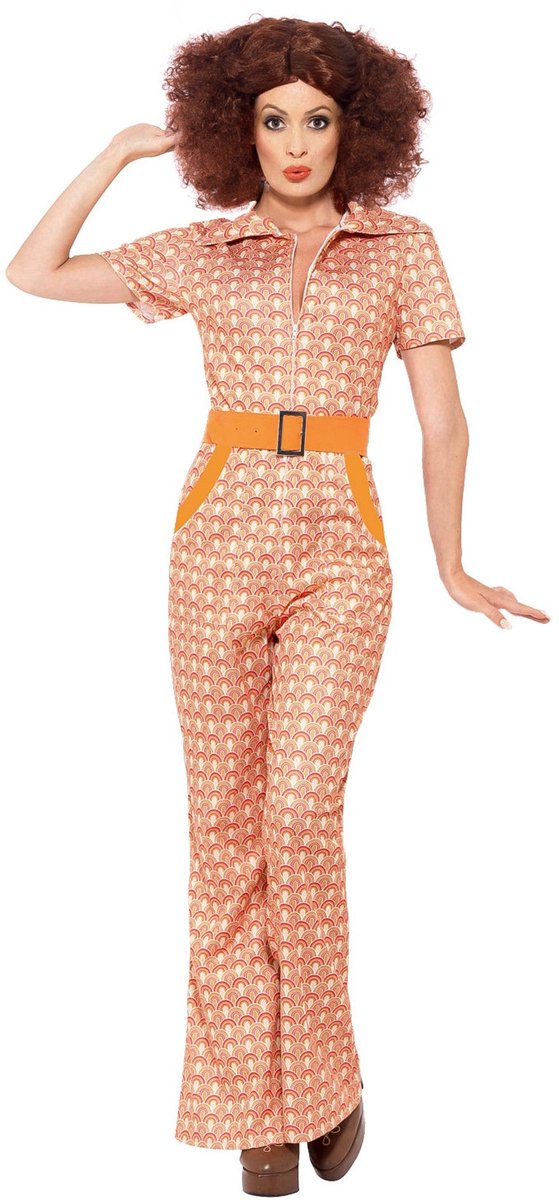 Vegaoo chique jaren 70 kostuum voor vrouwen - verkleedkleding - medium