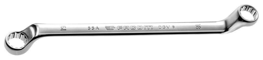 Llave estrella Facom de doble curvatura de 12 caras 30x32 mm - 55a.30x32