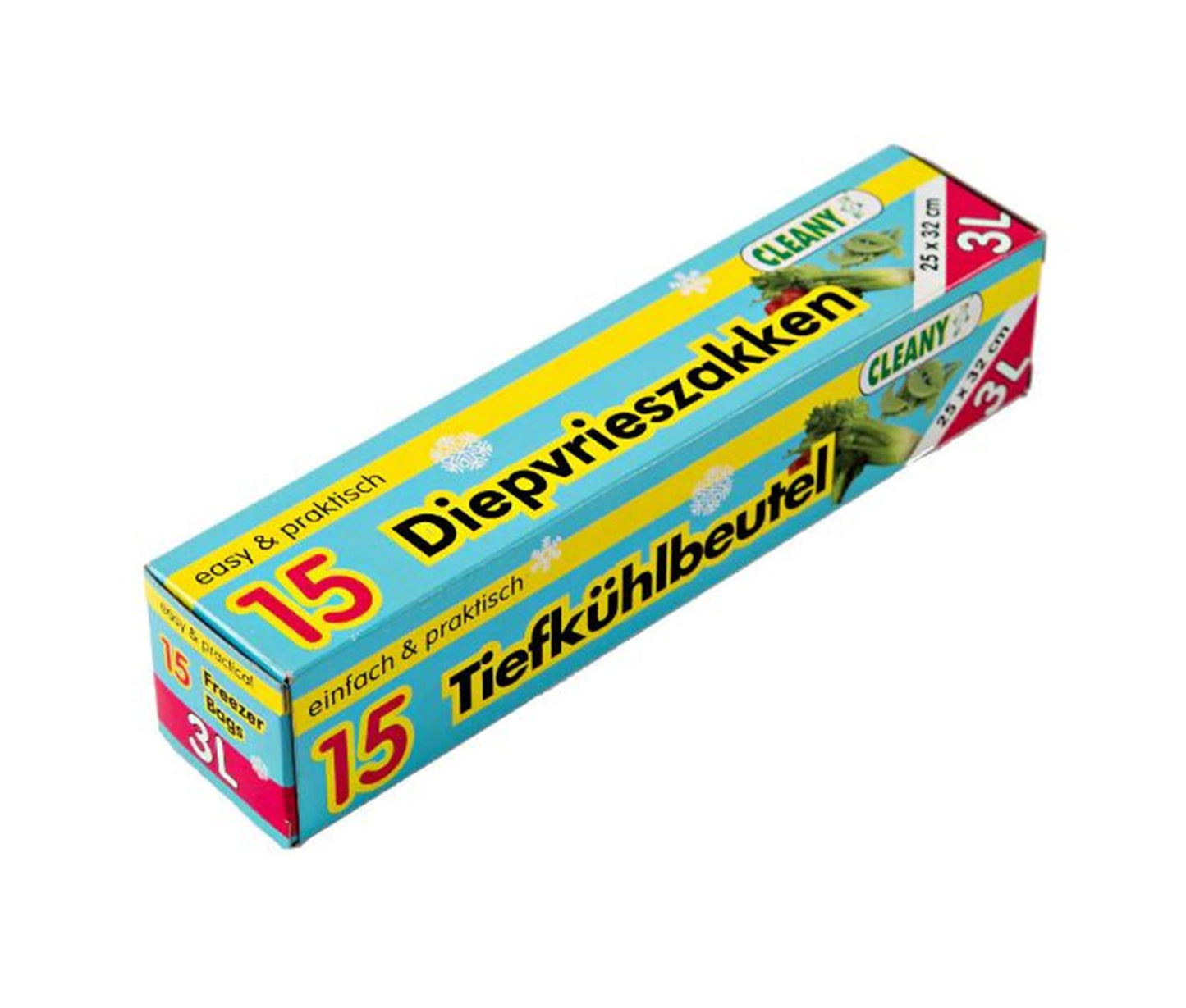Sacchetti freezer Cleany 3l 25x32cm 15pz