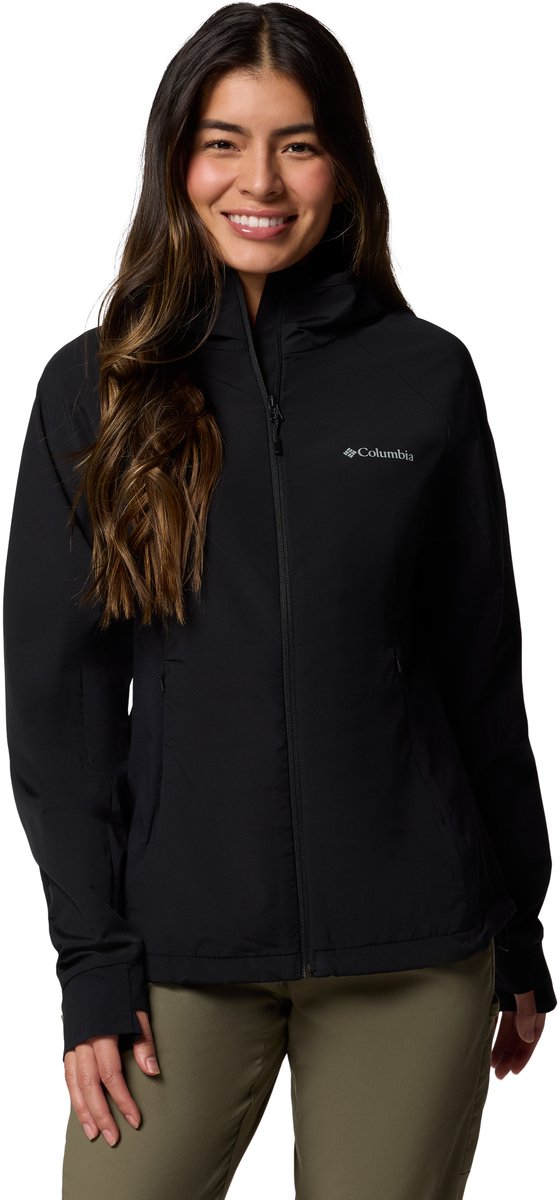 Columbia chaqueta softshell para mujer sweet as™ iii con capucha - negro