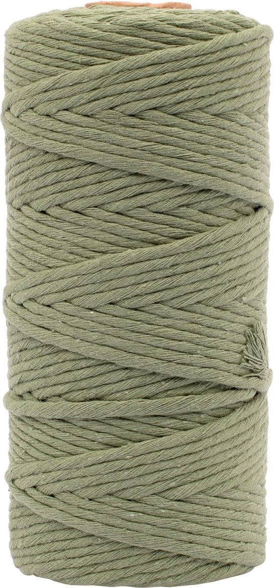Vaessen creative • corda macramè 3mmx100m verde oliva