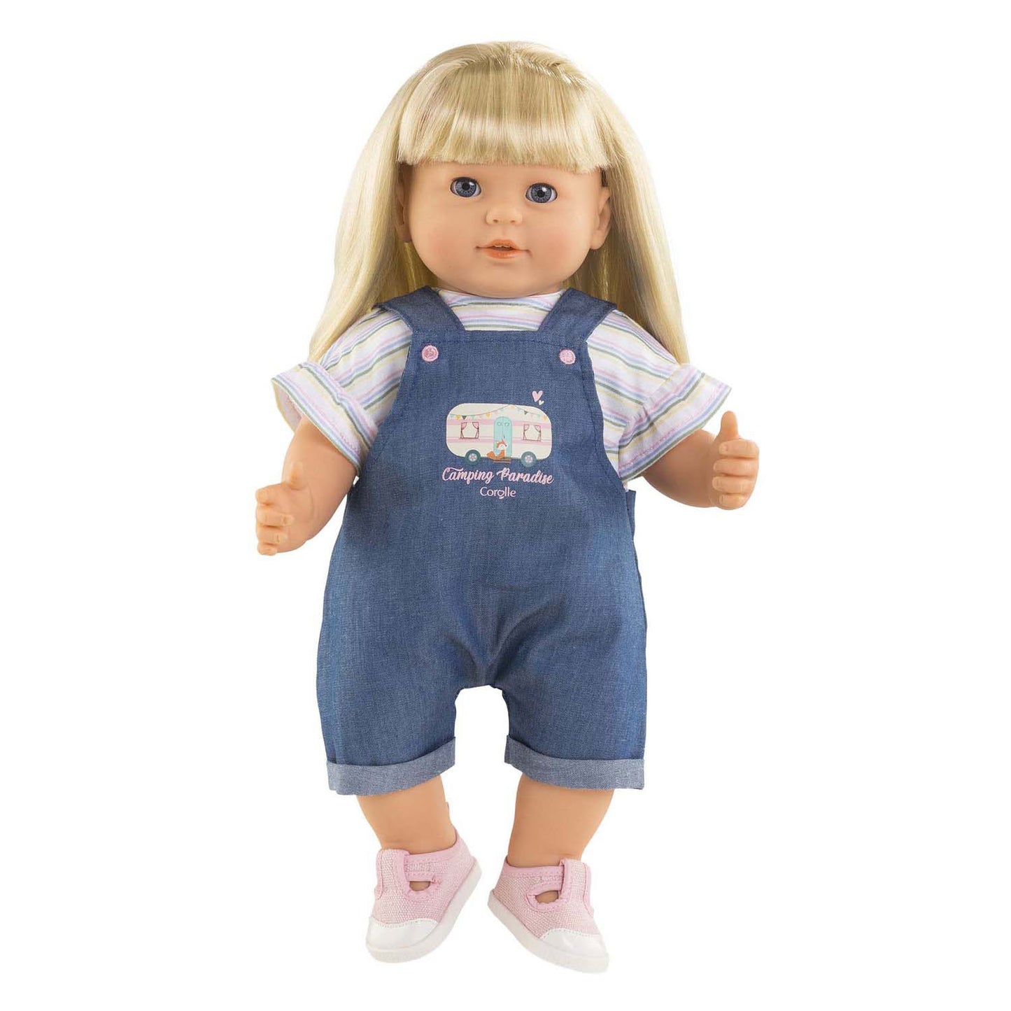 Salopette jeans per bambole Corolle con maglietta piccolo esploratore - 36 cm