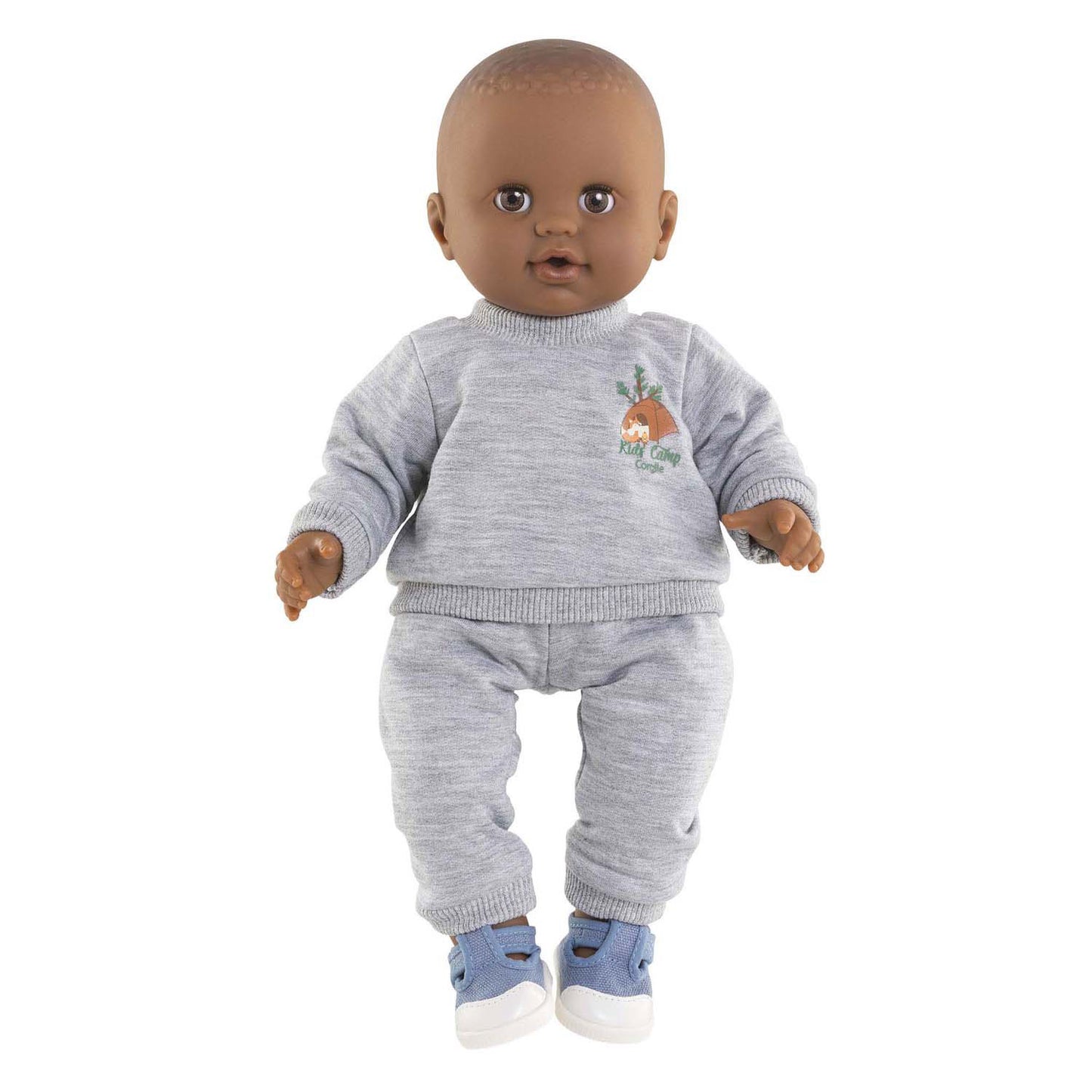 Tuta da jogging Corolle grigia piccolo esploratore - 36 cm