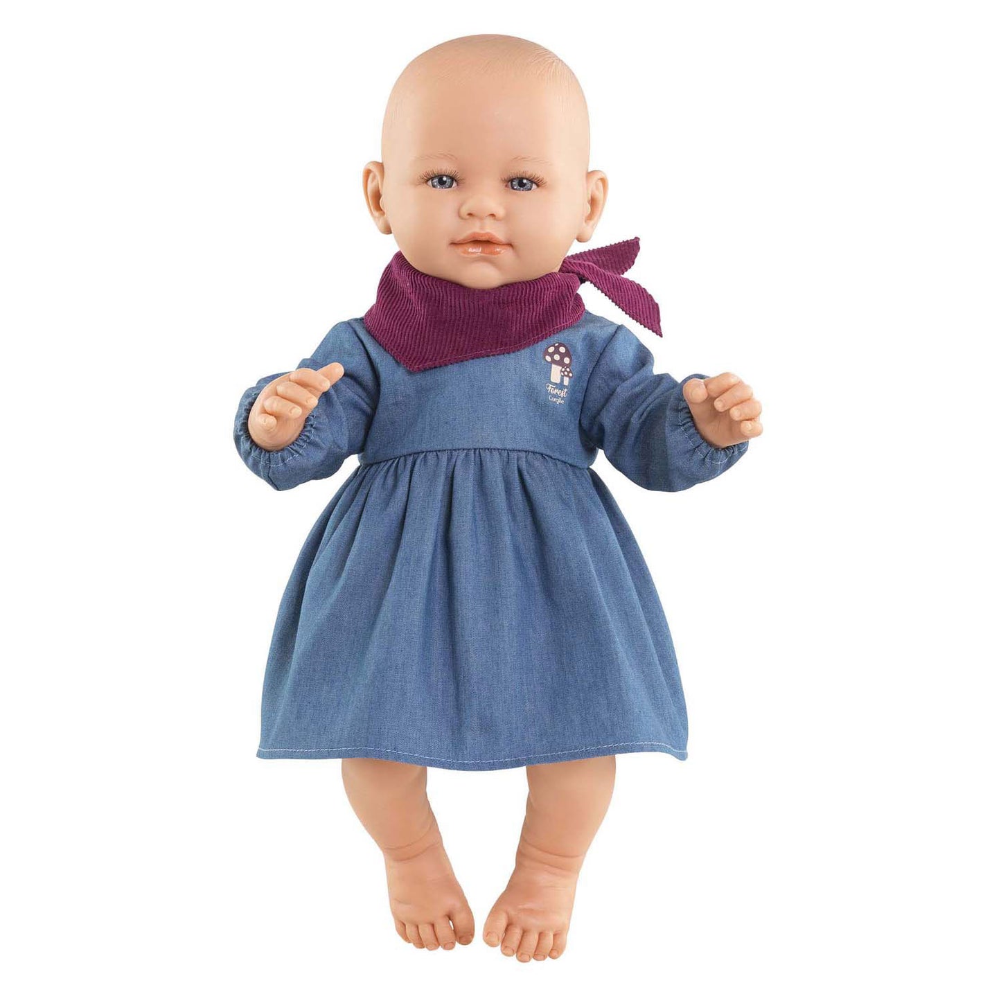 Corolle jeans collo da bambola con sciarpa piccolo esploratore - 42 cm