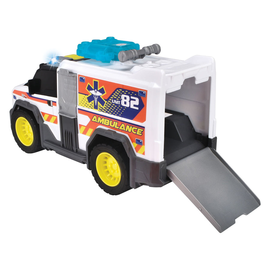 Ambulancia de Dickie con luz y sonido