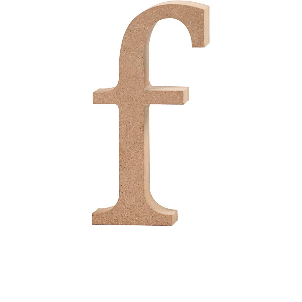 Lettera aziendale Creativ, f, h: 13 cm, spessore 2 cm, 1 pezzo