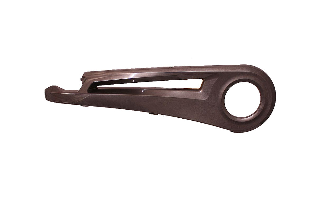 Piastra frontale paracatena Woerd grigio titanio