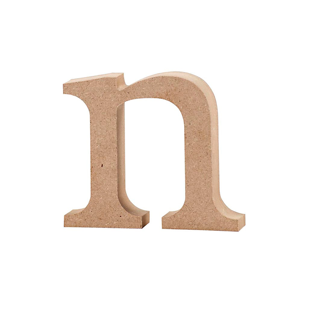 Lettera aziendale Creativ, n, h: 8 cm, spessore 2 cm, 1 pezzo
