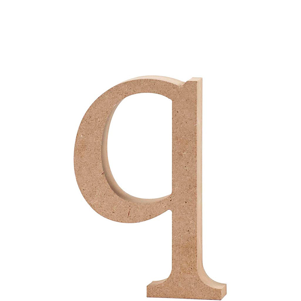 Lettera aziendale Creativ, q, h: 12,2 cm, spessore 2 cm, 1 pezzo