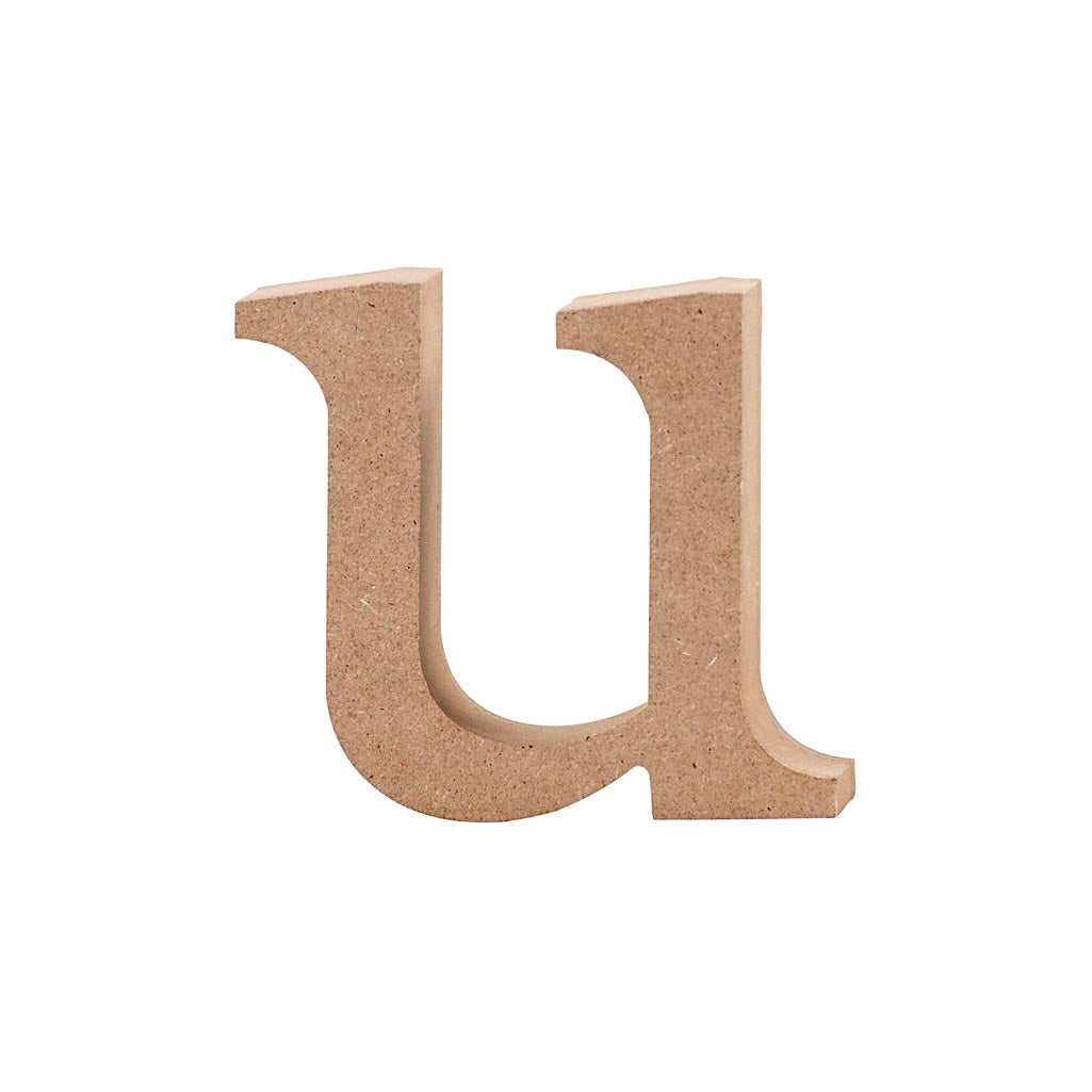 Lettera aziendale Creativ, u, h: 8,5 cm, spessore 2 cm, 1 pezzo